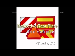 Sinais de aviso de alta intensidade para veículos de bicicleta em movimento lento