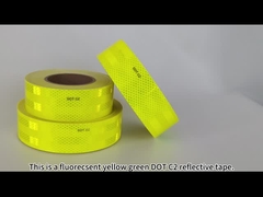 Automóvel de segurança Caminhão de bicicleta Estrada Rollos prismáticos DOT C2 fita refletiva auto-aderente