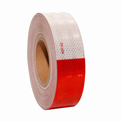 Caminhões DOT Conspicuidade fita retroreflectiva Tipo Prisma Branco Vermelho