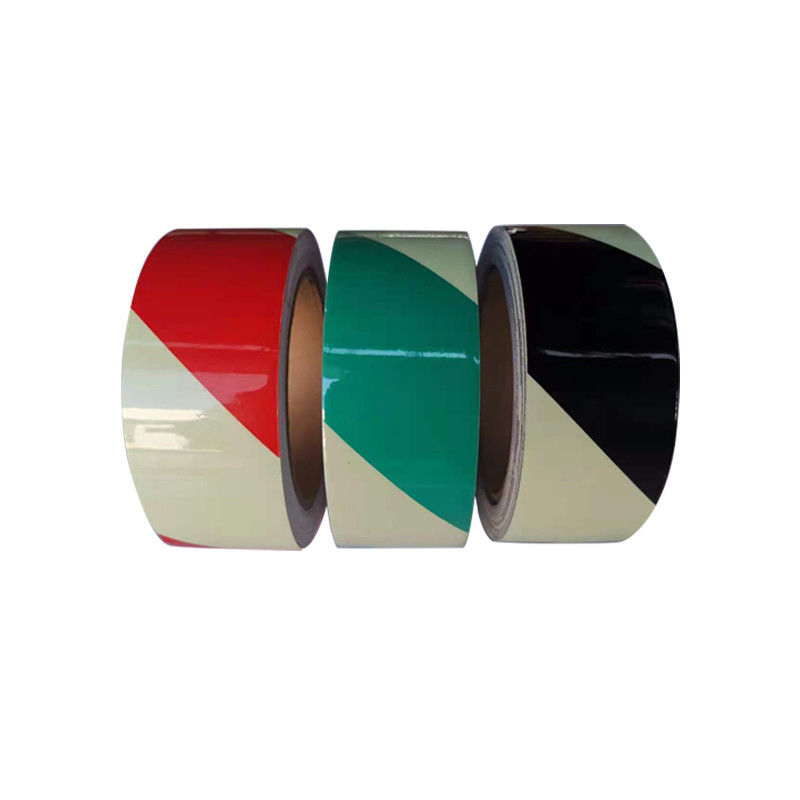 Material de PVC imprimível 6-8H Glow In The Dark Tape para sinal de saída