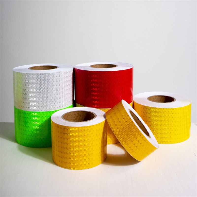 Carrinha de rede de cristal de PVC personalizada, fita adesiva de rádio refletora, branco amarelo, vermelho, verde, azul