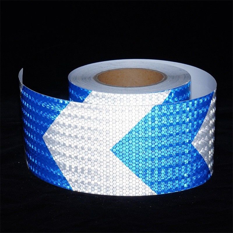 Design de rede de setas de rede de cristal Tela de visão refletiva de favo de mel para sinais de aviso de trânsito