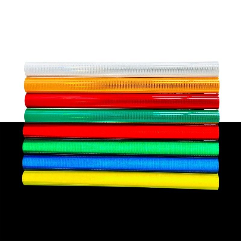 1.22 X 45.7m Diamante Tipo Micro Prismático Folha Refletora Para Produto de Segurança