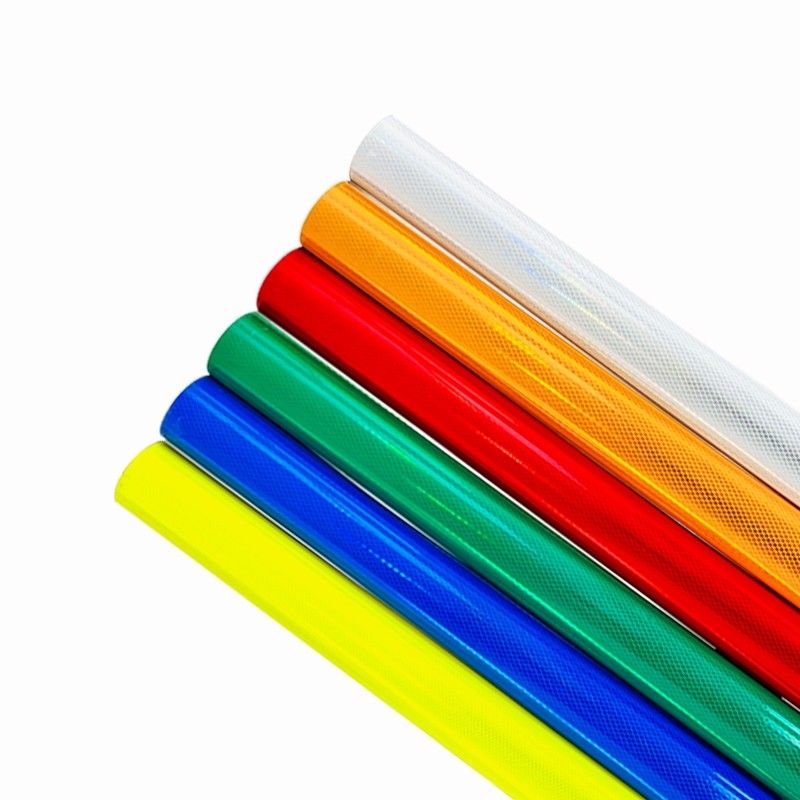 ASTM D4956 Tipo V Grau de diamante Prismático Retro-refletor Folha refletiva resistente a intempéries