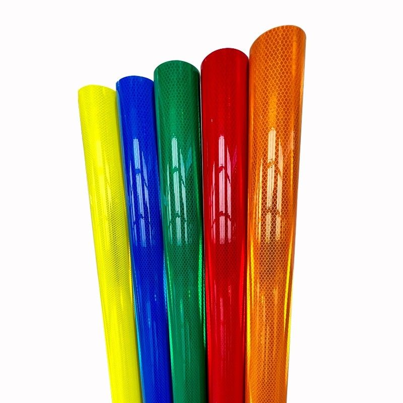 ASTM D4956 Tipo V Grau de diamante Prismático Retro-refletor Folha refletiva resistente a intempéries