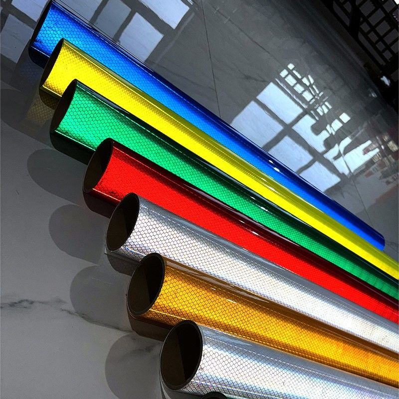 Folha refletora de diamantes para sinalização rodoviária ASTM D4956 Tipo V
