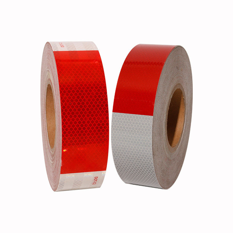 Tela adesiva LU de grau diamante de viscosidade Tela de produto de segurança reflectiva DOT-C2