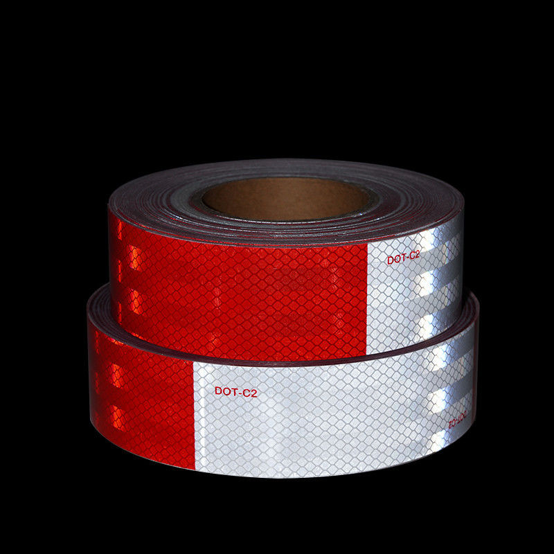 Alta intensidade 2 polegadas caminhão DOT C2 Reflector Trailer Tape Automóvel Motocicleta Cargo Tractor Trailer Aviso