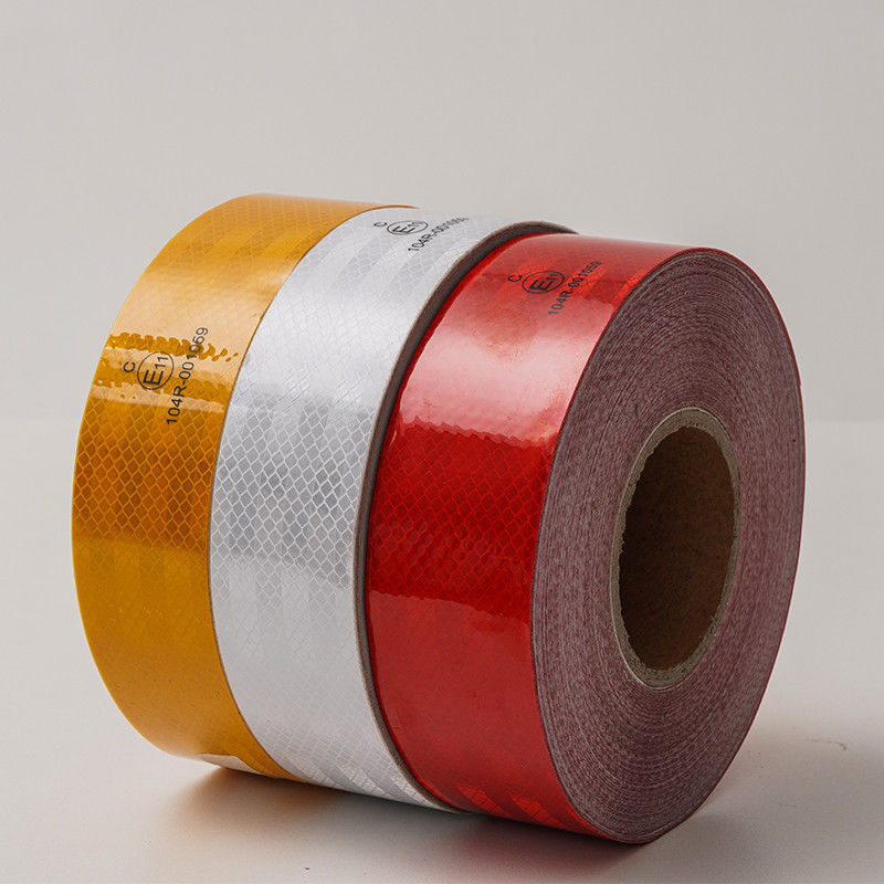 LU Fábrica Varejo de Adesivo Impermeável DOT C2 Carros Vermelhos e Brancos Trailers Segurança Retro ECE 104r Cinta Reflectiva Tape Reflectiva