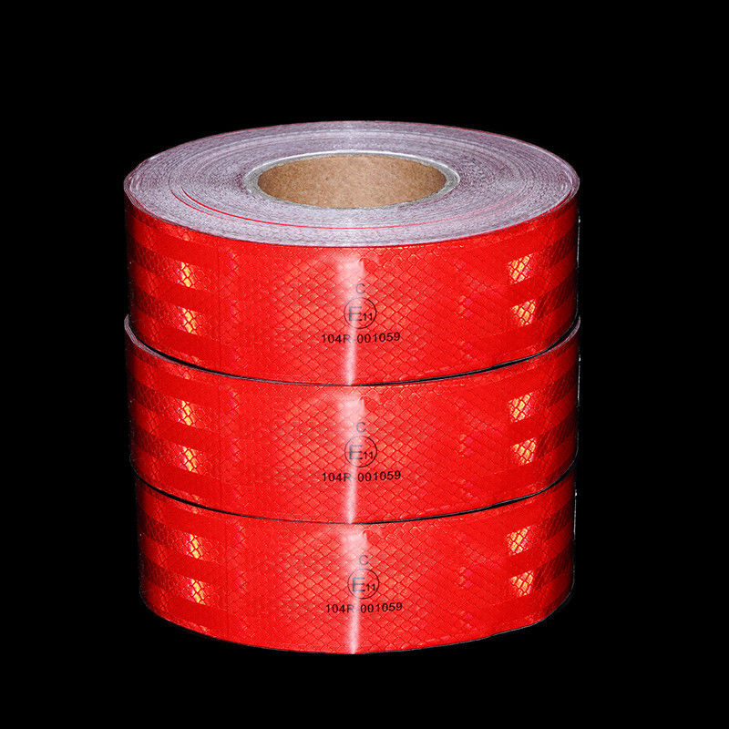 LU Fábrica Varejo de Adesivo Impermeável DOT C2 Carros Vermelhos e Brancos Trailers Segurança Retro ECE 104r Cinta Reflectiva Tape Reflectiva