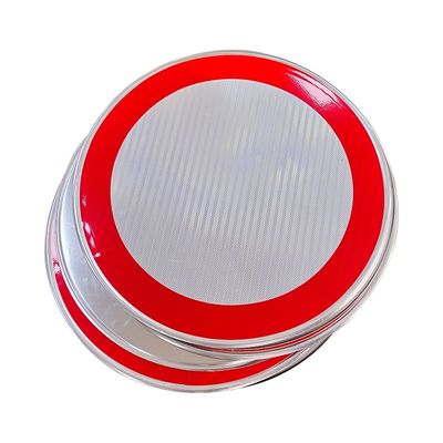 Bom preço ODM sinalização de parada de aviso de segurança sinalização de alumínio refletor em branco para pedestres da rodovia on-line