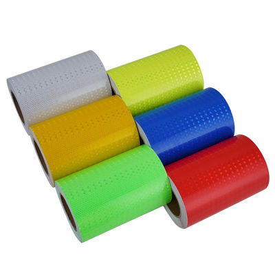 Bom preço Faixa de advertência de reflexo da conspicuidade de rede de cristal de PVC para marcação de segurança on-line