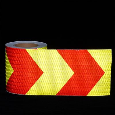 Bom preço Impressão de filme refletor de favo de mel de PVC para trás Adesivo Cristal Grade de cores Reflector Mate Para sinalização rodoviária Segurança do Tráfego on-line
