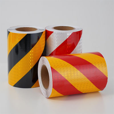Bom preço PVC Radium Adesivo Reflector Strips Reflector Adesivo Amarelo E Vermelho on-line