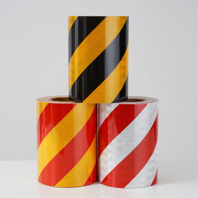 Bom preço Folha retroreflectiva de dupla cor pré-descolada Grau de Engenheiro EGP Prismático Branco / Vermelho Negro / Amarelo on-line