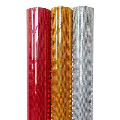 Bom preço Micro Prismático Retro Metalizado de Ouro Reflector Filme de Vinil Auto-Adesivo on-line