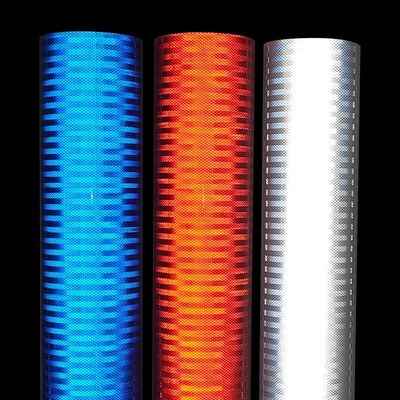 Bom preço Folha refletora prismática durável Material de vinil refletor impresso para sinalização on-line