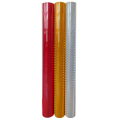 Bom preço Folha de alumínio vermelho-branco prismático refletor de alta intensidade on-line