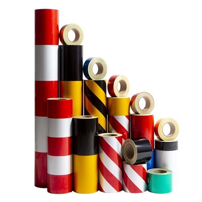 Bom preço Advertência de visão refletiva Adesivo listrado Tela refletiva de grau de engenheiro para sinalização rodoviária on-line