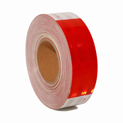 Bom preço Hi Vis Trailer Vermelho Branco Retro Tape Reflector DOT C2 Conspicuidade Tape Reflector on-line