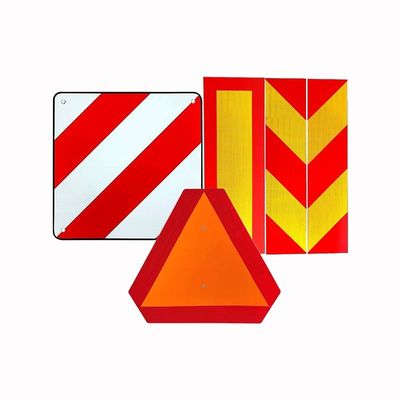 Bom preço Placas de alumínio refletoras de marcação traseira Chevron personalizadas para veículos pesados on-line