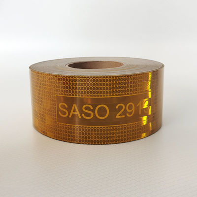 Bom preço SASO 2913 Autocolante de fita refletiva de visibilidade do veículo para a segurança dos camiões da Arábia Saudita on-line