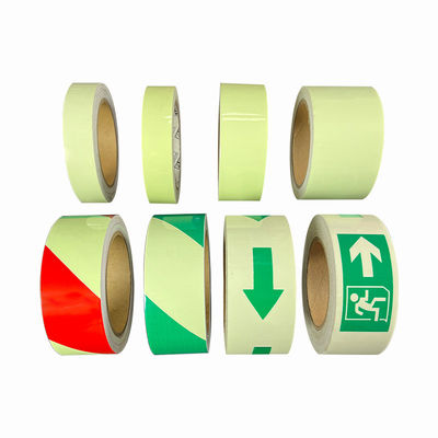 Bom preço Cor Verde Alto Brilhante Luminoso Adesivo Removível Brilhante na fita escura para escada on-line