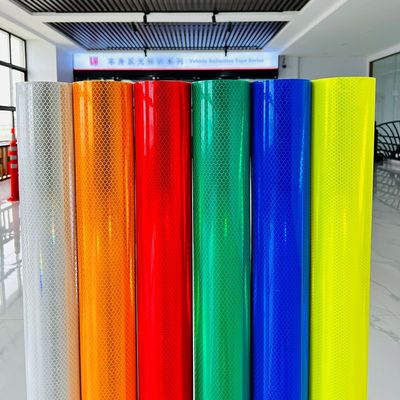 Bom preço ASTM Autoaderente Micro Prismático de Grau Diamante Retroreflector Reflector Vinyl on-line