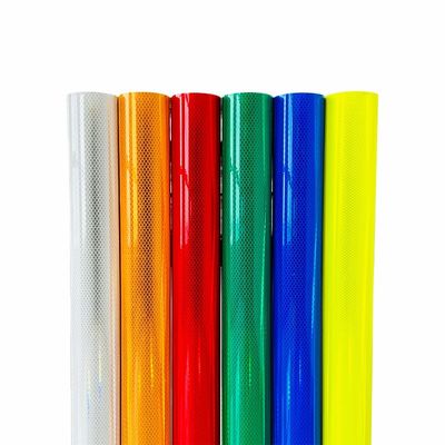 Bom preço 10 anos de alta intensidade folha refletora prismática vinil refletor de grau diamante on-line