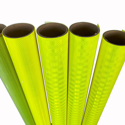 Bom preço 10 Anos Grau de Alta Intensidade Prismático HIP Fluorescente Amarelo Verde Vinil Refletor on-line