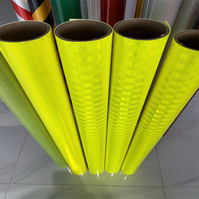 Bom preço Película Refletiva Prismática de Alta Intensidade para Avisos de Segurança Veicular Fluorescentes Impressos Digitalmente e em Tela on-line