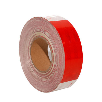Bom preço Adesivo refletor branco e vermelho com ponto C2 fita refletora para a segurança do trânsito on-line