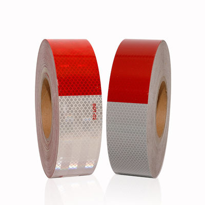 Bom preço Branco Vermelho Segurança Vispicuidade Veículo Caminhão Prismático Tela Refletora DOT on-line