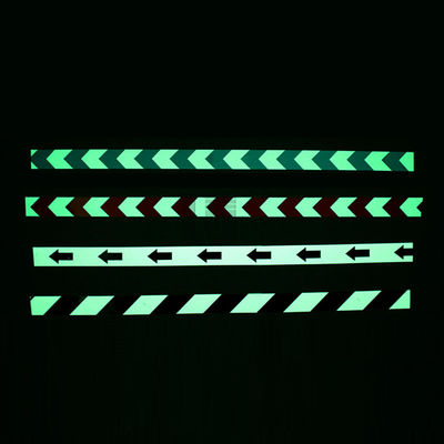 Bom preço Alta visibilidade Brilho fluorescente luminoso no escuro Aviso de segurança 4-6h Tempo de brilho Fornecedor de rolos de vinil no escuro on-line