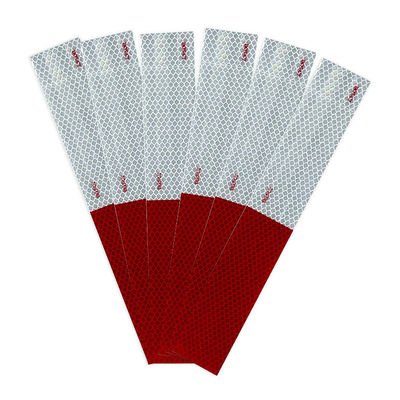 Bom preço Banda refletiva auto-aderente DOT-C2 para marcação da conspicuidade em vermelho e branco on-line