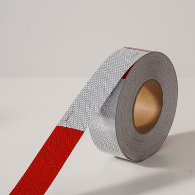 Bom preço LU DOT-C2 Reflective Tape Red White Reflective Tape Outdoor Warning Safety Tape for Vehicles Trailers Trucks Signs on-line
