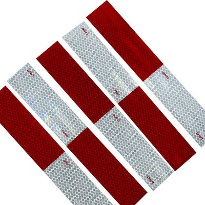 Bom preço DOT-C2 Reflective Safety Tape Waterproof Red & White Self Adhesive Conspicuity Tape on-line