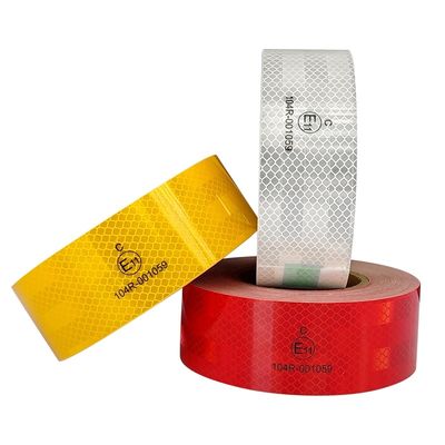 Bom preço High Intensity ECE 104R Self Adhesive Reflective Conspicuity Safety Tape for Vehicle on-line