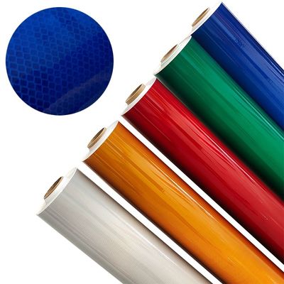 Bom preço 10-Year Durability Glass Bead Technology High Intensity Grade Reflective Sheeting for Signage on-line
