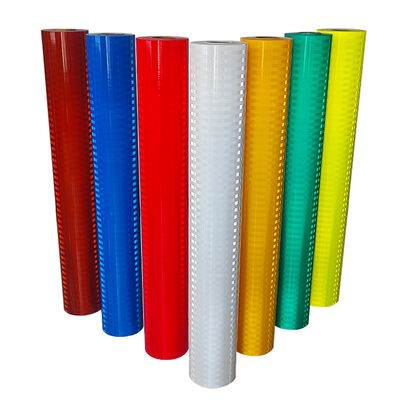 Bom preço Película refletiva prismática de grau engenharia com adesivo sensível à pressão para impressão digital on-line