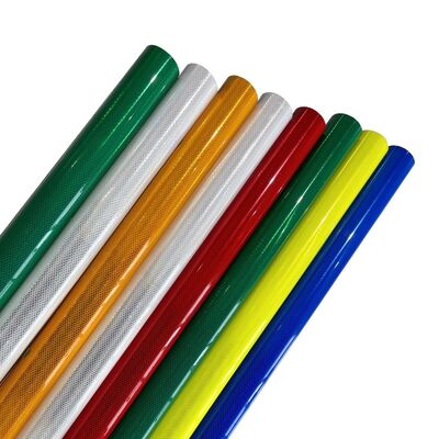 Bom preço Folha refletiva de grau diamante imprimível com alta refletividade e estrutura microprismática para a segurança rodoviária on-line