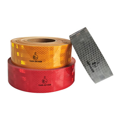 Bom preço Fita refletiva micro prismática de alumínio ECE 104R para marcação de contorno de veículos on-line